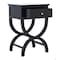 Safavieh Maxine Accent Table- Black - 26.75 x 15 x 18 in. AMH6608B - alternate 9